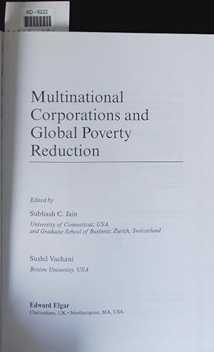 Bild des Verkufers fr Multinational corporations and global poverty reduction. zum Verkauf von Antiquariat Bookfarm