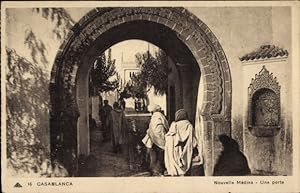 Bild des Verkufers fr Ansichtskarte / Postkarte Casablanca Marokko, Novelle Medina zum Verkauf von akpool GmbH