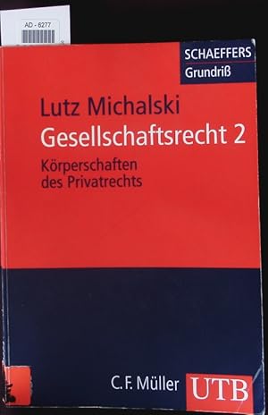 Immagine del venditore per Gesellschaftsrecht. venduto da Antiquariat Bookfarm