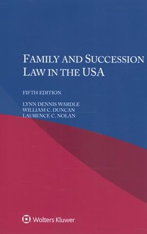 Imagen del vendedor de Family and Succession Law in the USA a la venta por GreatBookPrices