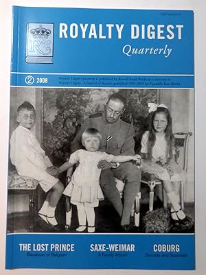 Seller image for ROYALTY DIGEST QUARTERLY Number 2 2008 for sale by Portman Rare Books