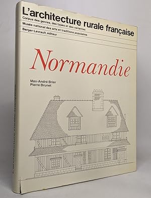 L'ARCHITECTURE RURALE FRANCAISE: NORMANDIE (SIGNED)