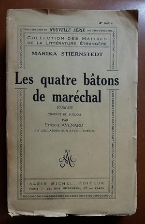 Seller image for Les QUATRE BATONS DE MARECHAL EO Velin 1935 Epuise SUEDE for sale by CARIOU1