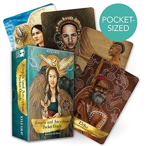 Image du vendeur pour Angels and Ancestors Pocket Oracle Cards : A 55-card Deck and Guidebook mis en vente par GreatBookPrices