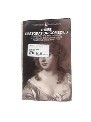 Bild des Verkufers fr Three Restoration Comedies zum Verkauf von World of Rare Books