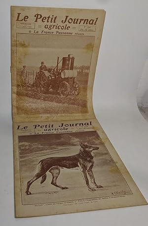 Lot de 17 numéros de l'hebdomadaire "Le petit journal agricole et la france paysane réunis "- du ...