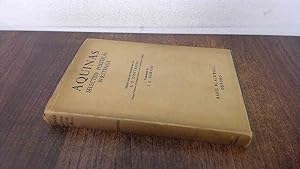 Image du vendeur pour Aquinas: Selected Political Writings mis en vente par BoundlessBookstore