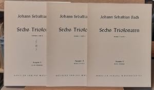 Sechs Triosonaten Sonata 1, 2, 3, 4, 5, 6 in 3 Heften nach den Berliner Handschriften hg. v. Joac...