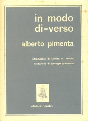 Bild des Verkufers fr In modo di-verso - Alberto Pimenta zum Verkauf von Book Hmisphres