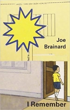 Seller image for I remember - Joe Brainard for sale by Book Hémisphères