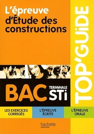 Seller image for tudes des constructions Terminale STI - Patrick Cohan for sale by Book Hmisphres