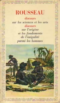 Image du vendeur pour Discours sur l'origine et les fondements de l'in?galit? parmi les hommes / Discours sur les sciences et les arts - Jean-Jacques Rousseau mis en vente par Book Hmisphres