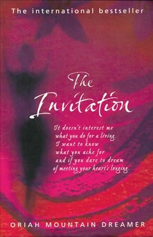 Image du vendeur pour The invitation - Oriah Mountain Dreamer mis en vente par Book Hmisphres