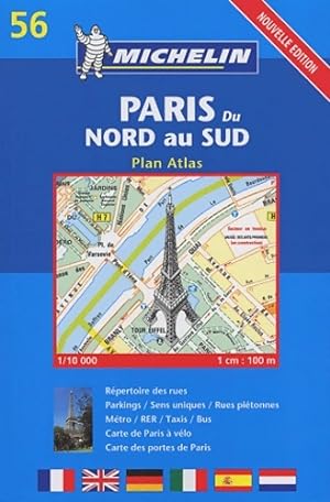 Plan de ville : Paris du nord au sud num?ro 56 - Plans De Ville Michelin Europe