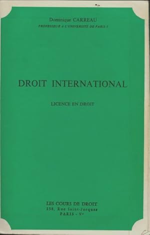 Droit international - Dominique Carreau