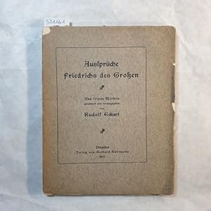 Image du vendeur pour Aussprche Friedrichs des Groen mis en vente par Gebrauchtbcherlogistik  H.J. Lauterbach