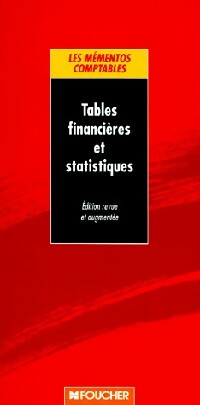 Tables financi res et statistiques - Pascal Falgui res