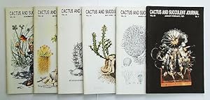 Bild des Verkufers fr Cactus and Succulent Journal. Vol. 63. No.1 to No.6. zum Verkauf von C. Arden (Bookseller) ABA