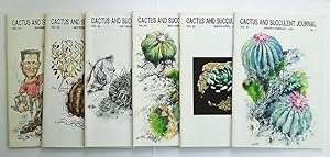 Bild des Verkufers fr Cactus and Succulent Journal. Vol. 64. No.1 to No.6. zum Verkauf von C. Arden (Bookseller) ABA