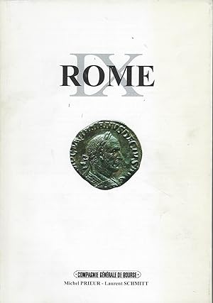 Bild des Verkufers fr Comptoir Gnral de Bourse. Rome IX zum Verkauf von Librairie Archaion