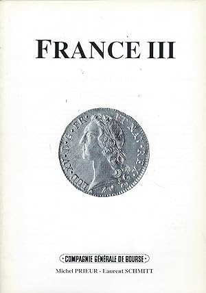 Bild des Verkufers fr Comptoir Gnral de Bourse. France III zum Verkauf von Librairie Archaion