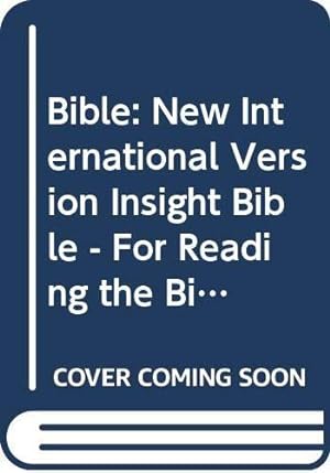Bild des Verkufers fr Bible: New International Version Insight Bible - For Reading the Bible Every Day zum Verkauf von WeBuyBooks 2