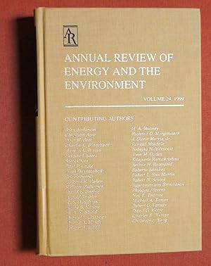 Bild des Verkufers fr Annual Review of Energy and the Environment: 1999 (Annual Review of Environment and Resources) zum Verkauf von GuthrieBooks
