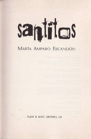 Imagen del vendedor de Santtos. a la venta por Librera y Editorial Renacimiento, S.A.