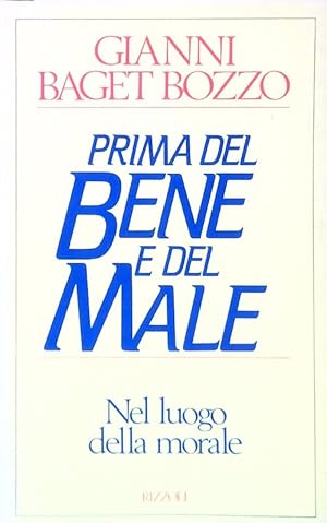Bild des Verkufers fr Prima del Bene e del Male zum Verkauf von Librodifaccia