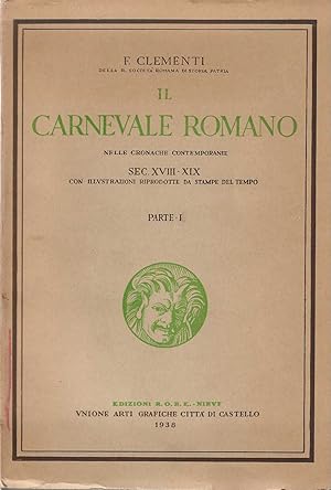 Immagine del venditore per Il Carnevale Romano nelle cronache contemporanee venduto da DRBOOKS