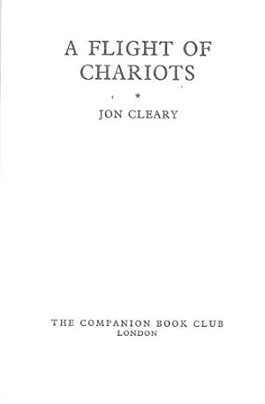 Seller image for A FLIGHT OF CHARIOTS for sale by WeBuyBooks 2