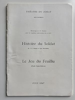 Histoire du soldat // Le jeu du Feuillu. Programme.