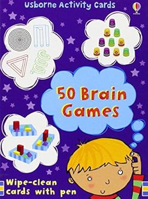 Seller image for 50 Brain Games (Usborne Activity Cards) (Activity and Puzzle Cards) for sale by WeBuyBooks 2