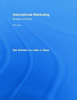 Seller image for International Marketing: Strategy and Theory for sale by -OnTimeBooks-