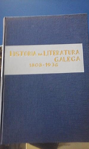 Seller image for HISTORIA DA LITERATURA GALEGA CONTEMPORNEA. I (1808-1936) (Vigo, 1962) Texto en galego for sale by Multilibro