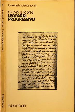 Seller image for Leopardi progressivo. for sale by Libreria La Fenice di Pietro Freggio