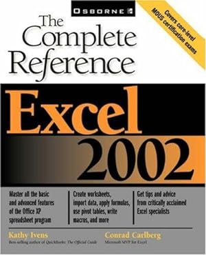Bild des Verkufers fr Excel 2002: The Complete Reference zum Verkauf von WeBuyBooks 2