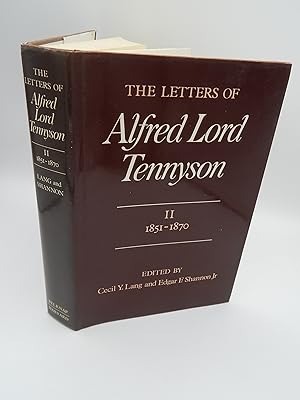 Seller image for The Letters of Alfred Lord Tennyson, Volume II: 1851-1870 for sale by Lee Madden, Book Dealer