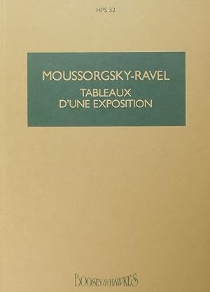 Seller image for Tableaux d'une Exposition (Pictures at an Exhibition), orch. Ravel, Miniature Score for sale by Austin Sherlaw-Johnson, Secondhand Music