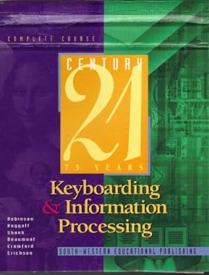 Bild des Verkufers fr Century 21 Keyboarding & Information Processing: Complete Course zum Verkauf von ZBK Books