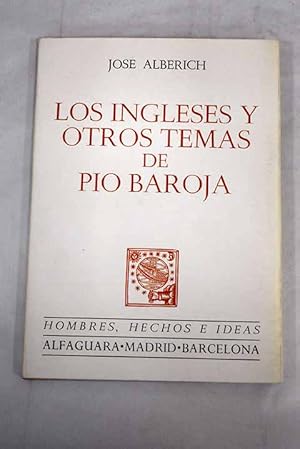 Imagen del vendedor de Los ingleses y otros temas de Po Baroja a la venta por Alcan Libros