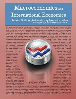 Bild des Verkufers fr Macroeconomics and International Economics Revision Guide: for the Introductory Economics student zum Verkauf von WeBuyBooks 2