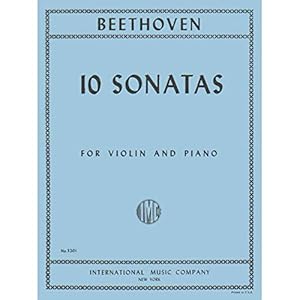 Imagen del vendedor de Beethoven, Ludwig - 10 Sonatas (Complete) - Violin and Piano - edited by Joseph Joachim - International Edition a la venta por WeBuyBooks 2