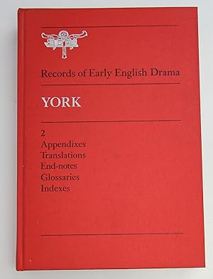 Imagen del vendedor de York: Records of Early English Drama, Vol 2. a la venta por Keepcycle