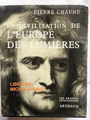 La civilisation de l'Europe des Lumières