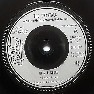 Seller image for He's A Rebel / I Love You Eddie [7" 45 rpm Single] for sale by Kayleighbug Books, IOBA