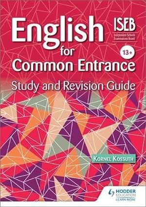 Bild des Verkufers fr English for Common Entrance Study and Revision Guide (Study & Revision Guide) zum Verkauf von WeBuyBooks 2