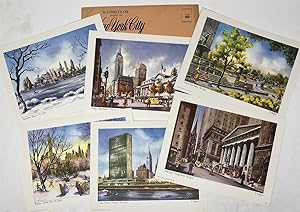 Seller image for Watercolor Prints of New York City for sale by Oddfellow's Fine Books and Collectables