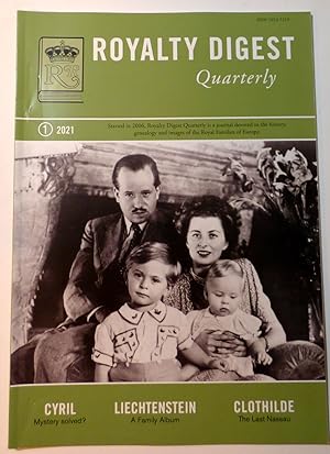 Seller image for ROYALTY DIGEST QUARTERLY Number 1 2021 for sale by Portman Rare Books