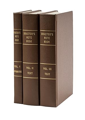 Seller image for Bracton's Note Book. A Collection of Cases., 3 Vols. Complete set for sale by The Lawbook Exchange, Ltd., ABAA  ILAB